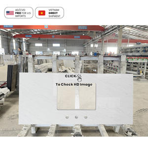 Dalle de surface en pierre de quartz monochromatique NV903, décoration intérieure en pierre, plan de travail de la buanderie, base grise, dalle de quartz - Product Image 5