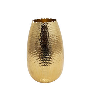 Florero de aluminio moderno para decoración de mesa, jarrón de Metal de estilo americano, chapado en níquel opaco, color plateado - Product Image 6