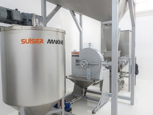Suiser makine เครื่องกระจายถั่วสแตนเลสสำหรับวางช็อคโกแลตและกระบวนการเฮเซลนัท - Product Image 2