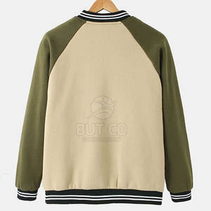 เสื้อแจ็คเก็ตเลตเตอร์แมนผู้ชาย ดีไซน์สวย คุณภาพสูง ระบายอากาศได้ดี คอจีน บริการ OEM ออกแบบตามสั่ง สำหรับใส่ในฤดูหนาว สไตล์สตรีท - Product Image 2