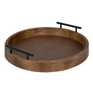 Premium Quality Elegant and Decorative Metal Wood Serving <b>Tray</b> Unique Design Factory Direct Sale for Guests - Product Image 4