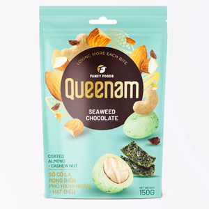 Mayorista Aperitivos Gragea Chocolate OEM/ODM HALAL Algas Recubiertas de Chocolate Almendras Anacardos 150G Buen Precio Minoristas - Product Image 1