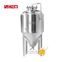 Cuve de Fermentation Tout-en-un en Acier Inoxydable de 500L, 1000L, 2000L, 5000L pour Bière et Vin à Haute Capacité