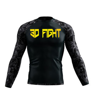 Rashguard fabricante barato personalizado impreso Rash Guard no Gi Rash Guard para hombres de manga corta - Product Image 6