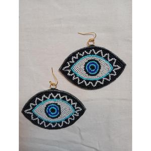 Pendientes de borla con cuentas de estilo bohemio, joyería de moda para vacaciones, trajes de playa y looks de Verano de la India - Product Image 3