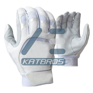 Gants de frappe en cuir de cabretta durables, conçus pour une meilleure adhérence, une flexibilité et un confort améliorés lors des matchs de baseball professionnels - Product Image 4