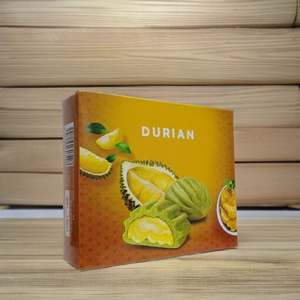 Moore Durian Filling Cookies Matcha Tea Flavor <b>Box</b> Packaging Ready To Eat Biscuits Malaysia Made - Product Image 1