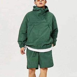 Ensemble short et coupe-vent d'été personnalisé pour homme, deux pièces, en polyester respirant et à séchage rapide, style urbain - Product Image 3
