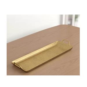 Handcrafted Royal Brass Serving Tray Elegant Art Deco Design for Home Decor Festive Celebrations Gifts All Year Round - Product Image 1