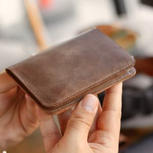 Vintage Style Genuine Leather Slim <b>Wallet</b> With RFID Blocking Protection - Product Image 5