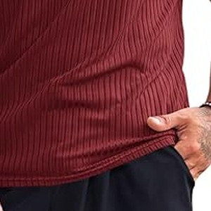 Camiseta sin Mangas Deportiva para Hombre, 210 g/m², Algodón Transpirable que Absorbe la Humedad, Antiencogimiento, Alta Calidad - Product Image 3