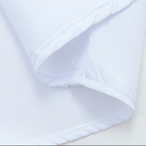 Elegant Short Sleeve Men's Casual <b>Shirt</b> with Covered Button Closure Poplin Fabric Print Design Suitable for <b>Office</b> Daily Use - Product Image 2