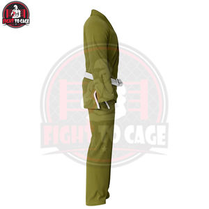 Kimono de BJJ Unisex, Uniforme Elástico, Transpirable y Ligero de Poliéster y Algodón para Entrenamiento de Artes Marciales - Product Image 2