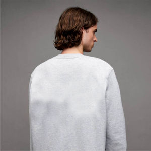 Sweat-shirt ras du cou teint à la mode pour hommes Pratique pour toutes les tenues décontractées Technique brodée Idéal pour l'hiver - Product Image 4