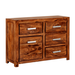 Modern Midcentury Solid Mango Wood <b>Sideboard</b> Antique Farmhouse Dining Living Room Home Furniture for Home Bar Use - Product Image 6
