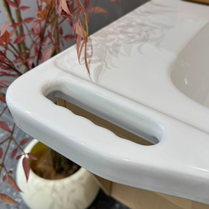 <span class=keywords><strong>Venta</strong></span> Directa <span class=keywords><strong>de</strong></span> Fábrica: Mueble <span class=keywords><strong>de</strong></span> Baño <span class=keywords><strong>de</strong></span> Madera Maciza con Lavabo Integrado <span class=keywords><strong>de</strong></span> Cerámica sin Barreras y Pasamanos, Ideal para Personas Mayores - Product Image 3