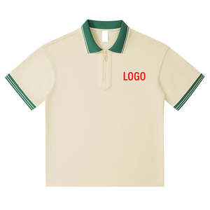 Polo décontracté à manches courtes pour homme avec logo personnalisé, en mélange de coton de haute qualité, respirant, imprimé, pour vêtements promotionnels d'entreprise - Product Image 1