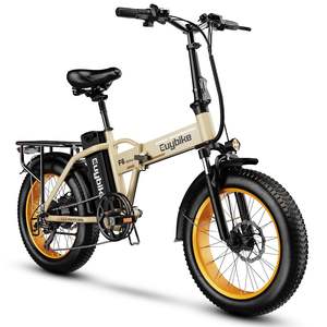 Bicicleta Eléctrica de Montaña Euy F6 de Largo Alcance con Neumáticos Gruesos, Cuadro Plegable de Aleación, Suspensión Delantera, Capacidad de Carga de 330 Libras, Premium - Product Image 3
