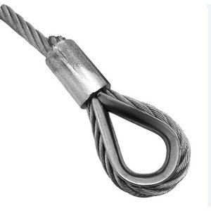 Metric Hot Dipped Galvanized Steel Rope Thimble Heavy Duty Service - Product Image 3
