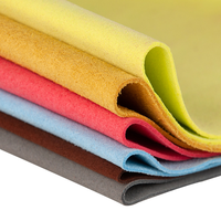 Sacs de canapé en tissu suédé gaufré double face imperméable occultant en cuir artificiel microfibre écologique, couleur personnalisée