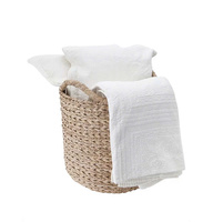 Vietnam naturel jonc de mer ventre panier écologique Durable multi-fonctionnel décor à la maison pliable plante Pot fleur panier herbe