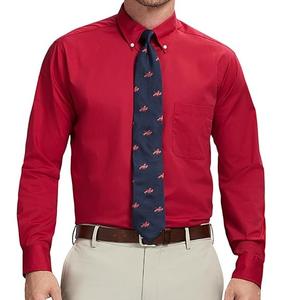 Nuevo y Popular Camisa de Franela de Poliéster/Algodón, Cómoda, Ajustada, de Manga Larga, Estilo Casual de Negocios, Lisa, Formal, Transpirable y de Secado Rápido para Primavera - Product Image 1