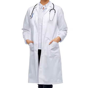 Blouse de Médecin en Coton Uniformes d'Infirmière Hôpital Blouses Médicales Dentaires de Laboratoire Vente en Gros Mode Vente Chaude Conception Personnalisée - Product Image 1