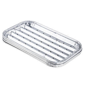 5 plateaux de cuisson en aluminium 18x11CM pour grillades et fritures – Accessoires essentiels pour barbecue - Product Image 4