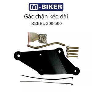 Repose-pieds inférieurs authentiques Mbiker pour moto de rue Rebel 300-500 en acier inoxydable, pour rénovation/amélioration, garantie 1 an, couleur unie - Product Image 3