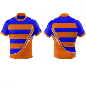 Uniforme de rugby pour hommes personnalisé OEM style anti-logo vêtements de sport ensemble d'uniformes de rugby à sublimation unie - Product Image 6