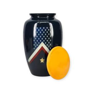 Urne commémorative au design galactique avec motif sphérique étoilé cosmique symbolisant un voyage infini et une mémoire éternelle - Product Image 6