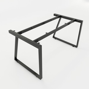 Industrial Design Iron Trapez II Concept 140x80cm Table Legs HCTH006 Model Painted Finish - Product Image 1