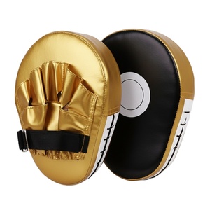 Mitaines de boxe professionnelles en cuir – Équipement de protection avec fermeture auto-agrippante personnalisable pour l'entraînement en arts martiaux pour adultes - Product Image 1
