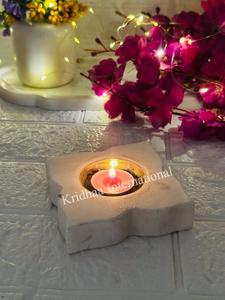 Elegant Marble Handmade Diya T-<b>Light</b> Holder Unique Shape Home Temple Decoration Best Price Good Quality Incense Holder Religious - Product Image 5