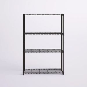 Dark bronze <b>storage</b> shelving <b>rack</b> for home hotels and restaurant <b>kitchen</b> living room made in india hot selling 2023 wholesale - Product Image 6