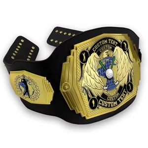 Ceinture de lutte confortable pour championnat du monde de sports personnalisé professionnel respirant en cuir Offre Spéciale - Product Image 5