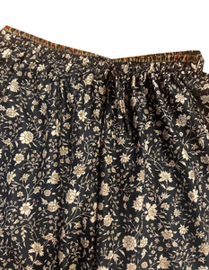 Pyjama Bohème Femme en Soie Recyclée Sari, Nouvelle Collection Été, Vintage, Taille Mi-Haute, Vêtement de Nuit/Plage, Taille Élastique Unie - Product Image 5