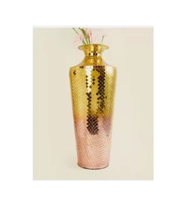Handmade Modern & Decorative Metal Flower <b>Vase</b> Customizable Aluminium and Stainless Steel <b>Floor</b> <b>Vase</b> for Home and Wedding Decor - Product Image 2