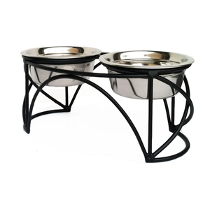 ชามอาหารสัตว์เลี้ยงพร้อมขาตั้งชามอาหารสุนัขทำจากโลหะ - Product Image 6