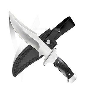 Venta al por mayor personalizado OEM ODM PRESTIGE BLADES profesional caza Camping al aire libre cuchillo de hoja fija de acero de Damasco Drop Point - Product Image 2