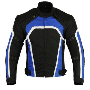 Chaqueta de Motociclista de Cuero Genuino para Hombre con Cintura Ajustable y Cuello con Broches, Estilo Racing, Ropa para Motociclismo y Automovilismo - Product Image 1