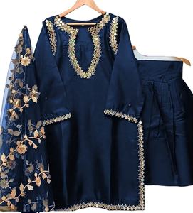 Vestido de boda de lujo, bordado de Kameez Salwar, estilo paquistaní, con trabajo manual pesado, novedad, 2023 - Product Image 1