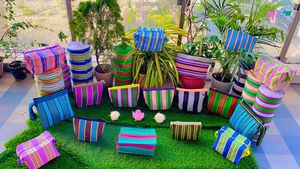 Grands sacs écologiques à fermeture éclair en nylon recyclé pour le marché indien Sacs réutilisables en plastique durables Approvisionnement en vrac Modèle indien Tissé en PP - Product Image 2