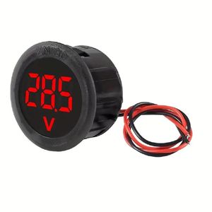 Voltímetro Digital de CC 4-100V con Indicador Rojo de AEK-Tech para Vehículos, Caravanas, Motocicletas, Yates y Barcos - Product Image 1