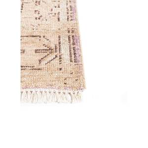 พรมขนสัตว์ถักมือขนาดใหญ่ Erbe รุ่น AKWL-1712 สีเบจและสีน้ำตาล ลายเรขาคณิต สำหรับตกแต่งห้องนั่งเล่นวัยรุ่น - Product Image 4