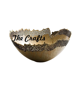 Bol à servir en chocolat de qualité supérieure en aluminium martelé, bol à dessert pour la cuisine - Product Image 4