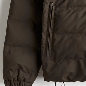 Vente en gros de doudounes d'hiver de qualité supérieure unisexe toile tissu col montant mode décontractée. - Product Image 4