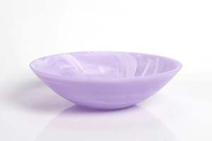 Ensaladera de resina hecha a mano con textura de resina y frutero con patrón de remolino acuático utilizado en el buffet de hotel en casa - Product Image 4