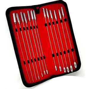 Dilatador Uretral Manual de Acero Inoxidable Quirúrgico Médico, Dilatador Uretral de Rosa, Juego de Dilatadores Reutilizables - Product Image 2