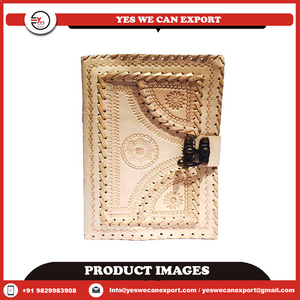 Handmade cổ xưa cái nhìn cây của cuộc sống cổ xưa dập nổi 100% da chính hãng bìa cứng hai đồng cổ c-lock trống Lưu ý cuốn sách - Product Image 2